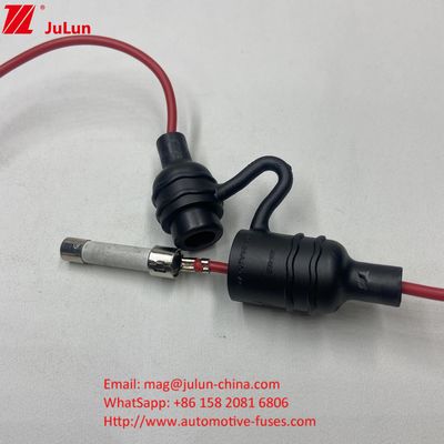 Iluminación LED 6x30mm 6.35x30mm 6.35x32mm 5x20mm IP67 Protector de fusibles en línea impermeable para tubos de vidrio cerámico