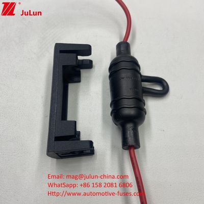 Fabrica directa 6x3 caja de fusibles de línea de vidrio soporte de fusibles moldeados para fusibles de vidrio Inline a prueba de agua