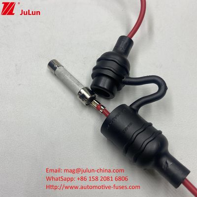 Portador de caja 6*30 LED luz exterior ur Inline 5x20 tubo de vidrio a prueba de agua en línea fusible