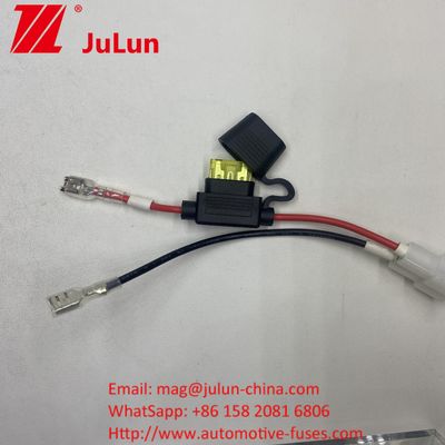 20A Portador de fusible de la batería de potencia con conector SAE a conector femenino Spade Pigtail