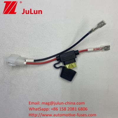 Sustentador de fusibles 16 AWG 12 AGW Sustentador de fusibles en línea con fusibles de hoja ATC de 30 AMP 50A