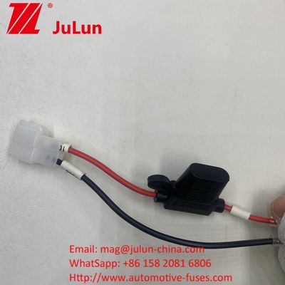 Conector de conector de seguridad de batería conector de cable de extensión conector de arnés de alambre con conector rojo de 2 pines para niños 12V Ride-On Truck Electric ATV Ebike
