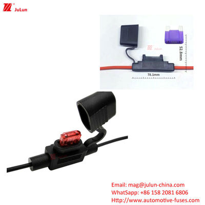 Contenedor de fusibles de enchufe de automóviles, contenedor de fusibles de enchufe de arneses, contenedor de fusibles impermeables de automóviles grandes, medianos