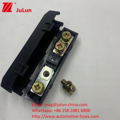 Puesto de fusibles de alta potencia para automóviles 30-120a 32VDC caja de fusibles para automóviles de vía única para sobrecarga