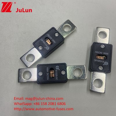 EV320-5X Fusiles para cuchillas de automóviles 70VDC 400A Capacidad de ruptura 6KA