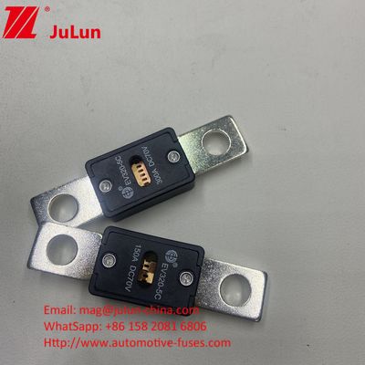 Fusiles de cuchillas para automóviles EV320-3X-150A 70VDC Bolt M8 Modo de instalación para automóviles