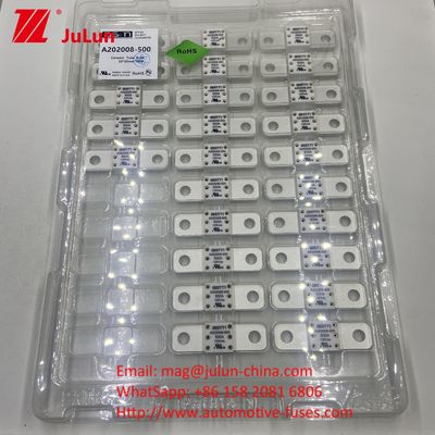 Los interruptores de circuito para vehículos A202008 100A 100VDC EV FUSE ASTM
