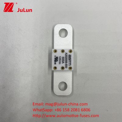 125VDC A202008 350A 125VDC Fusiles cerámicos para automóviles de voltaje nominal ASTM para sistemas de tracción de vehículos eléctricos