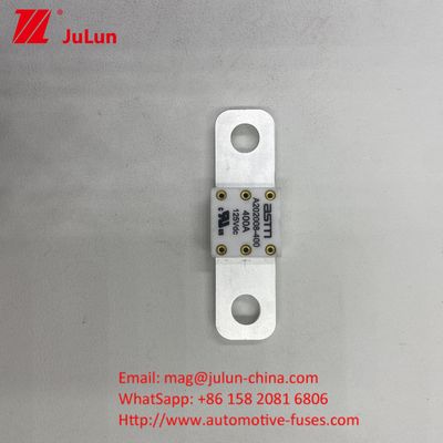 20KA Rompiendo A202008 ASTM 125V 150A Capacidad Cerámica de los fusibles para automóviles Montado de tornillo para seguridad y confiabilidad de los fusibles para automóviles
