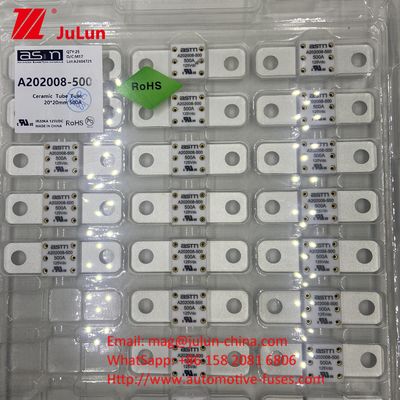 A202008 Fusiles de vehículos eléctricos 125VDC 150A Capacidad de ruptura 20KA