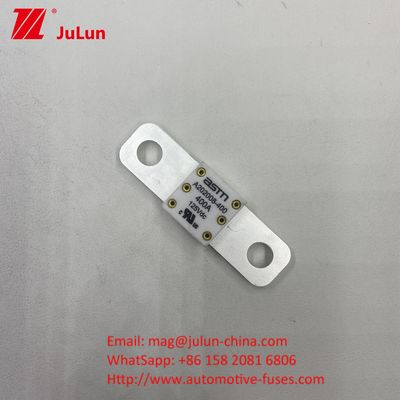 Conversión de potencia Fusiles cerámicos para automóviles A202008 ASTM 150A 125VDC M8 Montaje de tornillo