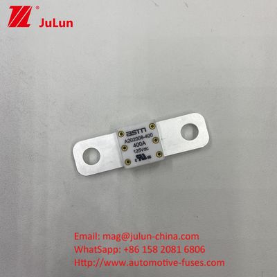 Corriente eléctrica 200A ASTM A202008 125VDC Fusiles cerámicos para vehículos para prestaciones de larga duración