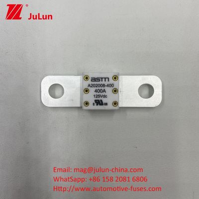 A202008 ASTM 350A 125VDC Fusiles cerámicos para automóviles Características eléctricas 1.0En 4 horas 3.0En 10s Máximo Tamaño pequeño para protección contra cortocircuito