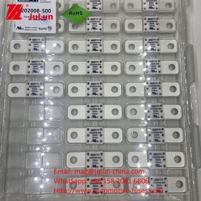 20KA Capacidad de ruptura Vehículo eléctrico A202008 400A 125VDC Fusiles ASTM para buques Escenario de aplicación