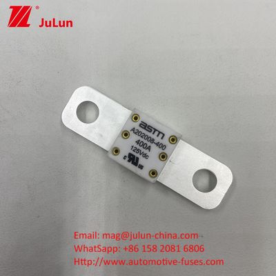 20KA Capacidad de ruptura Vehículo eléctrico A202008 400A 125VDC Fusiles ASTM para buques Escenario de aplicación