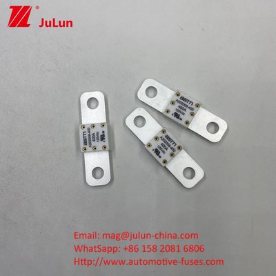 Método de montaje de cerámica automotriz 125VDC A202008 500A fusibles de tornillo y distancia de agujero de 50,8 mm