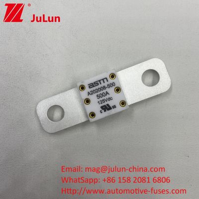 Fusiles de baterías de automóviles de alta potencia de 100 Amp 125VDC de cerámica para vehículos pesados