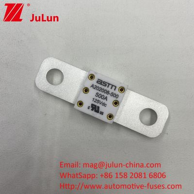 Fusiles de color blanco de cerámica ASTM 250A 125V en baterías de automóviles