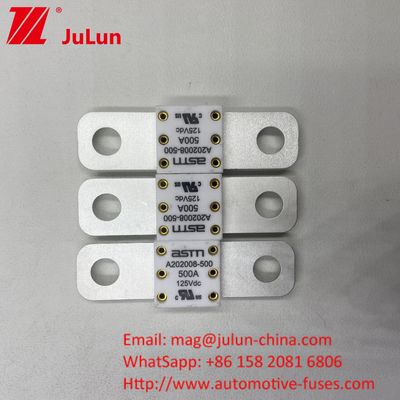 Fuse de la batería de automóvil de cerámica 300A 125VDC Compatibilidad automotriz Universal