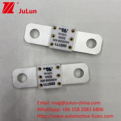 150A 125VDC Cuchilla de construcción de cerámica AMG Batería de automóvil fusible Mega y metal