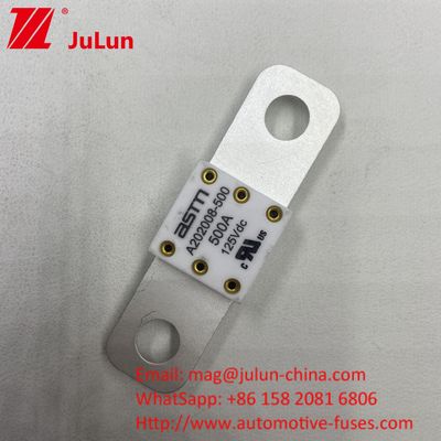 Fusiles cerámicos para baterías de automóviles A202008 250A 125VDC para vehículos eléctricos