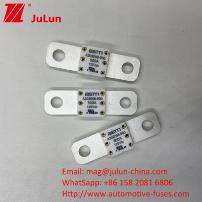300A 125VDC ASTM M8 Bolt Batería de automóvil Fuse Durable Durable para aplicaciones de trabajo pesado