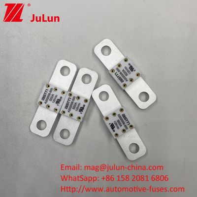 68*17.7*12mm A202008 350A 125VDC EV FUSE Alta capacidad de ruptura inferior a 125Vdc para la optimización del rendimiento del vehículo eléctrico