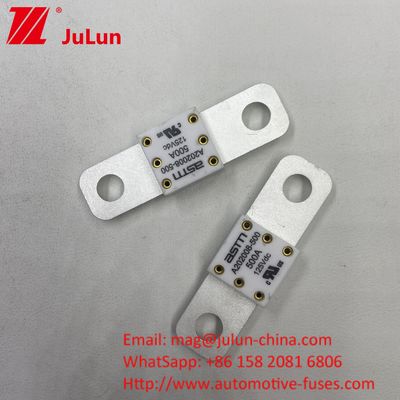 200A 125VDC 50,8mm Distancia entre 2 agujeros Cerrojo fusible M8