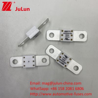 Fusiles cerámicos de baterías de automóviles de 350A 125VDC con alta capacidad de ruptura inferior a 125Vdc