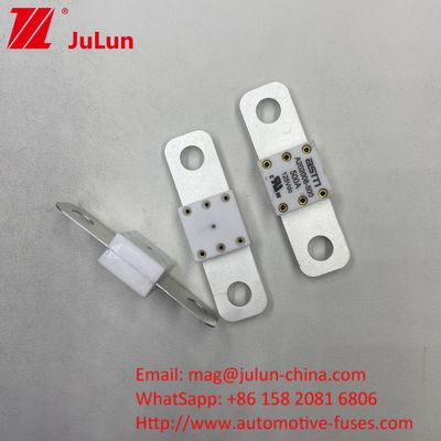 200A 125VDC Fuse de vehículo eléctrico Automóvil para EV 125VDC Válvula de tensión Distancia de agujero 50.8mm
