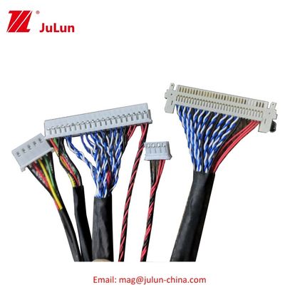 Arneses de cableado de automóviles certificados CE con arneses de cableado de UL / CSA y carcasas de crimp