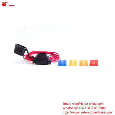 Car Waterproof Adaptador de fusibles de automóviles con conexión a los fusibles de voltaje nominal de 32V-58V