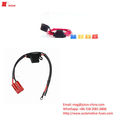 Car Waterproof Adaptador de fusibles de automóviles con conexión a los fusibles de voltaje nominal de 32V-58V