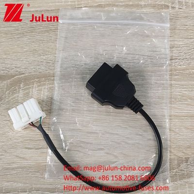 Cable de conversión de diagnóstico de cableado de cableado automotriz Tesla Modelo S/X OBD2 12 pines