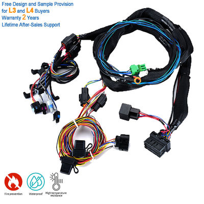 Conjuntos de arneses de cableado para camiones y motores de automóviles