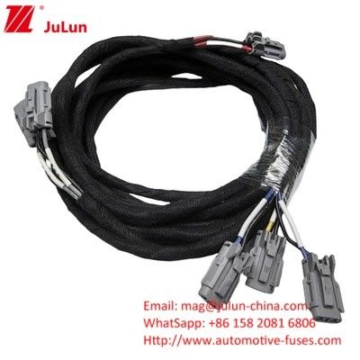 Adaptador de cable de toma de corriente del faro LED de automóviles impermeable H1 9005/9006 de PVC aislante de mujer a hombre