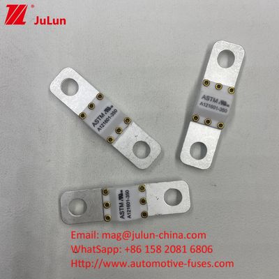 Almacenamiento de energía 250A 125VDC Fusiles cerámicos para automóviles 6KA Capacidad de ruptura Material de oro