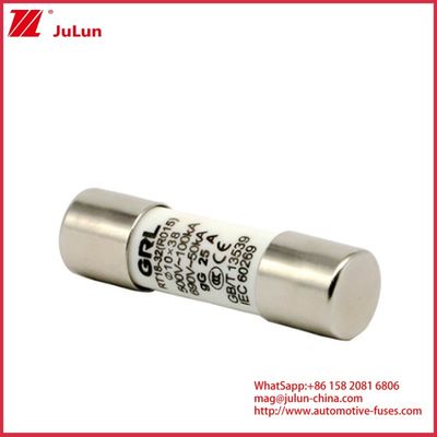 15A 1000VDC Fuse Link Solar GPV DC Fuse 10*38mm 32A Calificación para protección eléctrica en sistemas fotovoltaicos para su uso con carcasa de fusibles