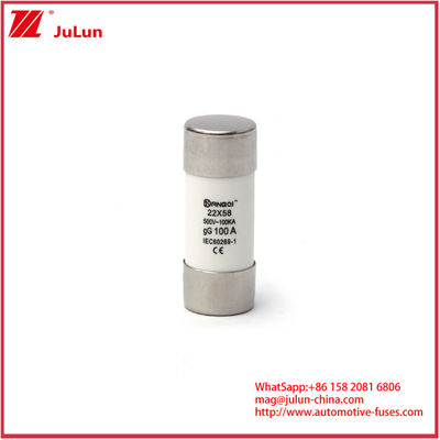 Fusiles cerámicos para automóviles 20A 1000VDC FUSIÓN fotovoltaica 10*38mm 14*51mm 20*65mm Capacidad con capacidad de sustitución 1000VDC 10A 15A 25A 30A Y normas de seguridad de la CEI
