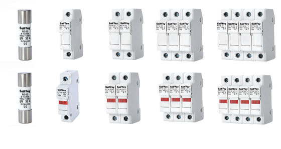 RS15 GG32A 500VDC 100KA Fusiles cerámicos para automóviles 10*38mm Portador IEV60269