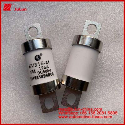 EV315-M 5M 125A HS 500VDC Camión Pesado Tubular Vehículo Eléctrico Fuse Cobre constante con categoría de uso EV