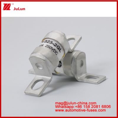 EV323-2GL 50A DC250VDC Fusiles cerámicos tubulares Con corriente abrochada Estructura resistente a las vibraciones Choque mecánico EV o HEV Tamaño compacto Vehículo eléctrico de alta potencia