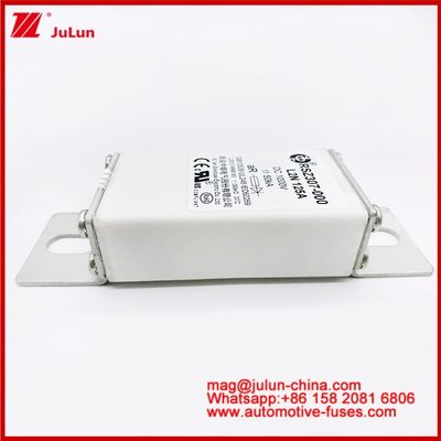 125A DC1000V 50KA AR Carémica Tubular RSZ307-000 L2N Fuse para Protección EV/HEV En Diseño de montura de pernos de pernos de automóviles