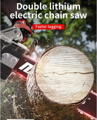 Durabilidad de la casa Diy Jardín Trabajo de la madera Herramientas eléctricas Cadena rápida sin esfuerzo Sierra pulgadas Motor sin escobillas Batería de litio 4/ 6 / 8/ 10 / 12 / 16