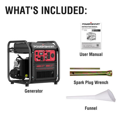 Sprayer eléctrico sin aire luz LED InverterB portátil Usa Powersmart 4400w generador de gas para el campamento