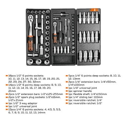 Equipo versátil Conjunto de herramientas de pecho Hardware 163pcs Herramientas
