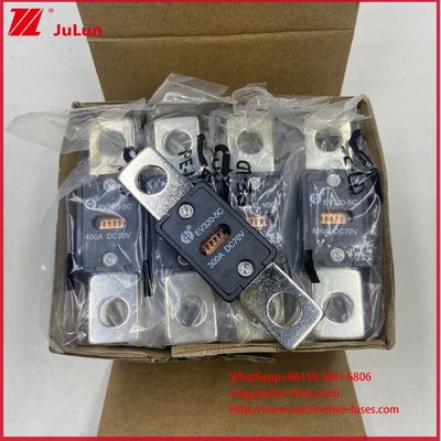 100A DC70V Fusiles de vehículos eléctricos de última generación EV320-5C 5X 150A 300A DC70V Carga rápida con material de carrocería cerámica y corriente de corte máxima de 6KA