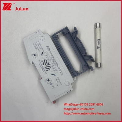 Conexión de fusible Fusible fotovoltaico solar10*85mm 32A para voltaje operativo nominal DC1500V y categoría de utilización DC-PV0