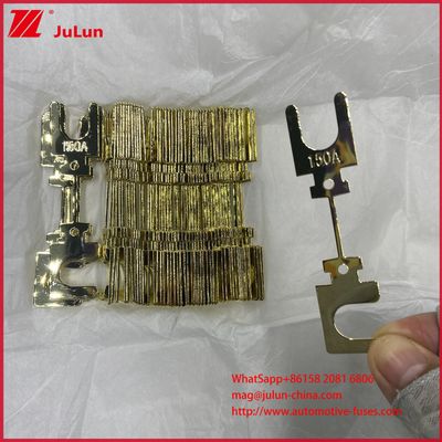 ANH ANL Cobre zinc aleación de tipo plano auto fusible auto perno en el fusible 32V ANS auto fusible enchufe fusibles automotrices 20A 30A 40A 50A 60A 70A 80A 100A 125A 150A 175A 200A 32VDC ANS fusible de coche