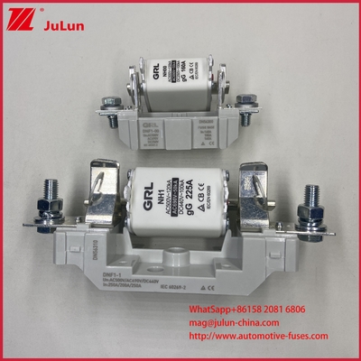 Tipo AR de soplado rápido HRC Fuse Link AC500V 120KA Fuse cerámico con cuchilla de fusión NT00C/NT000 CE Certificado 160A Alta/baja ruptura